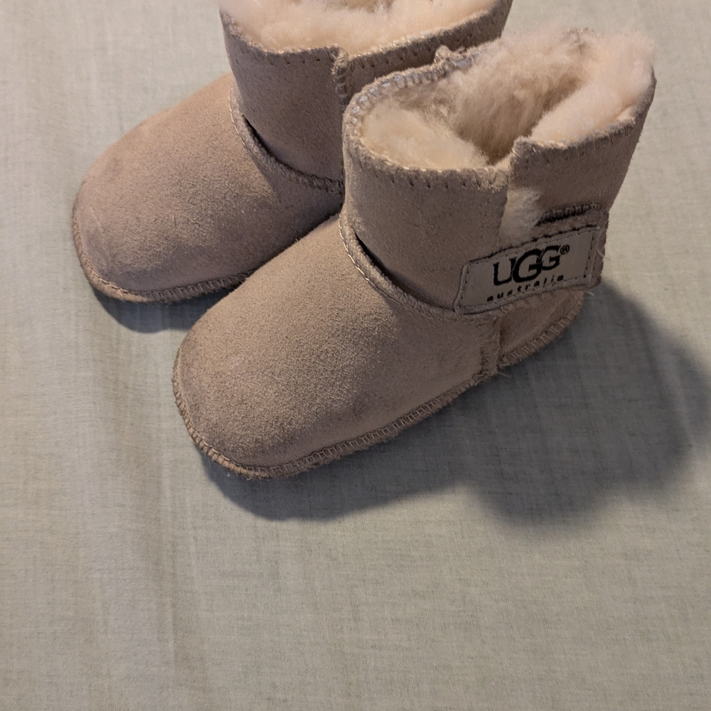 UGG Baby Booties in Tan